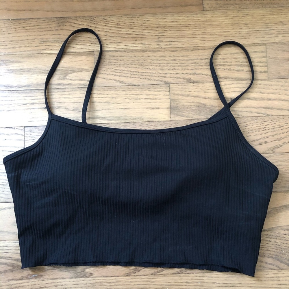 PACSUN bathing suit top size L Black